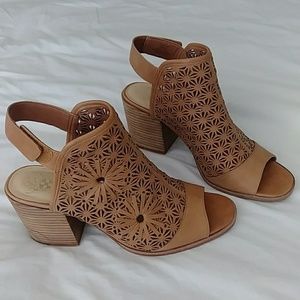 Vince Camuto Kalison Leather Heeled Sandals